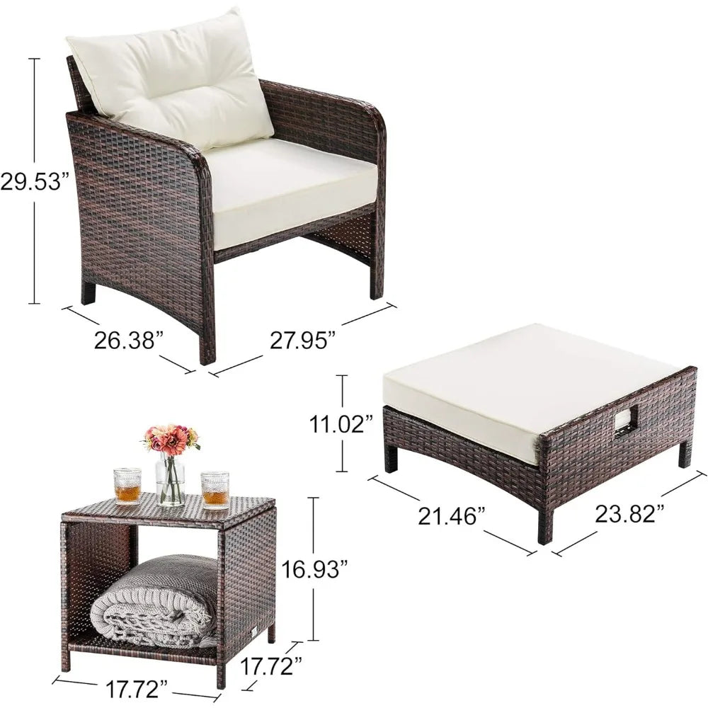 Wicker Patio-set
