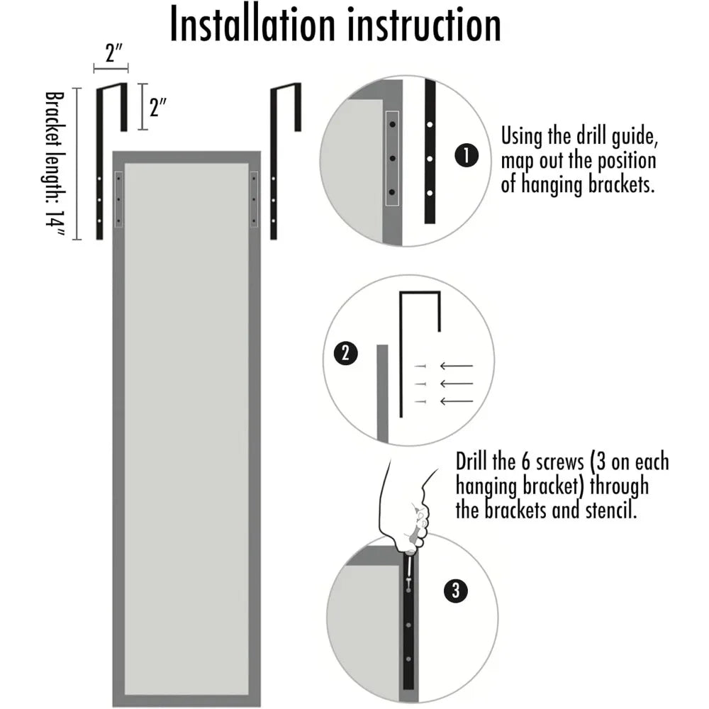 Over-The-Door Mirror